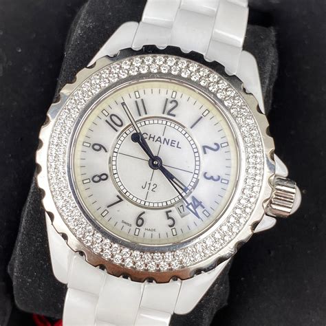 chanel white ceramic watch knock off|chanel j12 watch serial numbers.